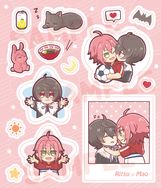 【合奏｜凜緒/りつまお】幼馴染貼貼紙