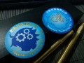 小藍技術有限公司【小綠和小藍】燙金圓貼無料