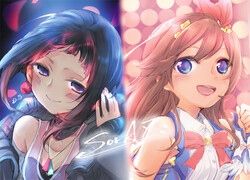 VTuber ときのそら&amp;AZKi明信片