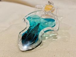 [FF14] （新版）黑風海 亞馬烏羅提 水波紋壓克力吊飾