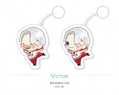 【Yuri!!! on Ice】Victor Nikiforov 雙面透明壓克力吊飾