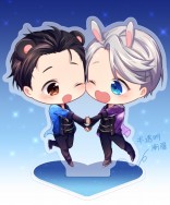 【YURI!!! on ICE】維克托&amp;勇利 雙人滑 透明壓克力立牌