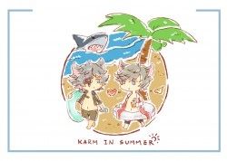 カルム in summer 明信片