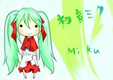 初音MIKU。明信片