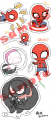 Spider-man only 塗鴉貼紙
