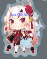 虛擬主播hololive Vtuber-同人二創掛件鑰匙扣&角色Q雙面壓克力吊飾