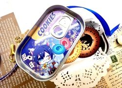 Kaito柴郡貓罐頭鐵盒