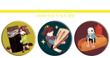 Undertale 44mm 徽章