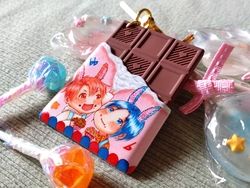 【IDOLiSH7偶像星願】兔兔和泉兄弟巧克力軟膠吊飾
