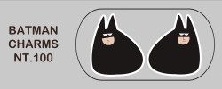 Batman蝙蝠壓克力透明吊飾