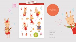 Deer Santa 鹿鹿貼紙(耶誕款)