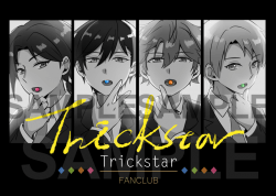 【あんスタ】Trickstar Fanclub會員卡貼+明信片+手機桌布