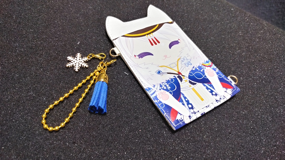 凜雪鴉‧獸耳造型雙面PU票夾✦{凜狐}款