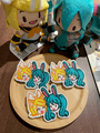 Vocaloid - RinMiku 動物刺繡徽章