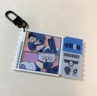 怪獸8號-雷諾＆卡夫卡　彩虹模票根吊飾