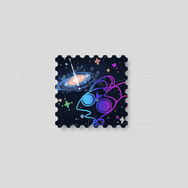 【Helluva Boss】【無料】Blitzø宇宙傻眼燙金貼