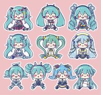 仍然是初音 - 軟軟造型全斷貼紙