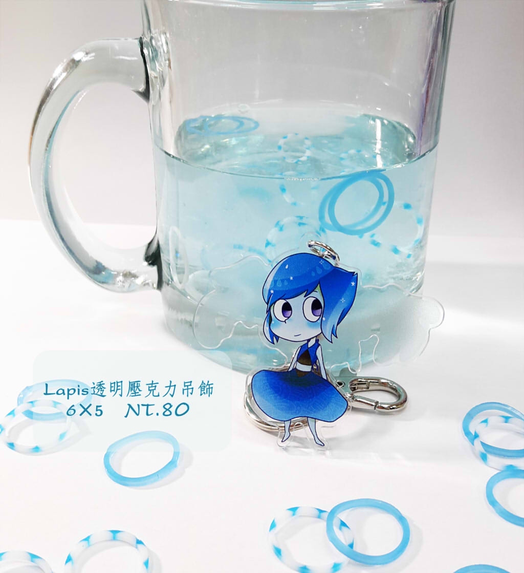 Lapis單面透明壓克力吊飾