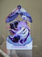 完售展示《彩虹社にじさんじ_Dytica_星導ショウ》流沙壓克力吊飾（附小卡）
