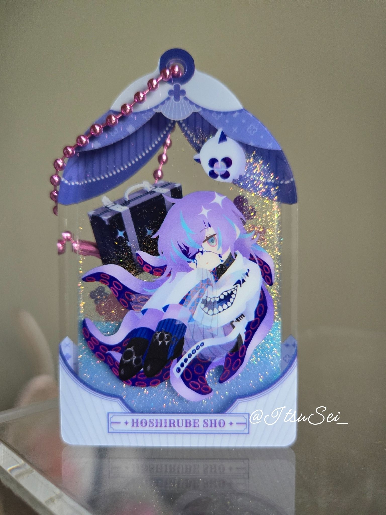 完售展示《彩虹社にじさんじ_Dytica_星導ショウ》流沙壓克力吊飾（附小卡）