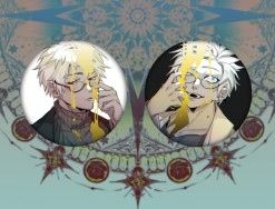 阿藤&amp;嘉納燙金大徽章組   繪師:安酒