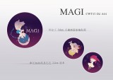 MAGI 阿里巴巴/摩兒迦納3.2cm胸章/阿拉丁5.8cm鏡子鑰匙圈