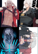 半魔人明信片(四張一組)