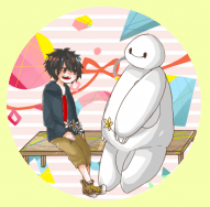 BH6/Hiro、Baymax胸章