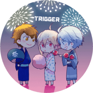 TRIGGER 5.8cm徽章