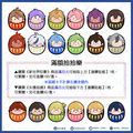 【新世界狂歡／小手指】達摩貼紙