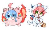 櫻巫女/星街彗星 交換交換飯友立牌