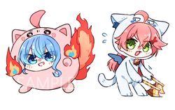 櫻巫女/星街彗星 交換交換飯友立牌