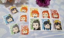 東離郵票貼紙+明信片套組