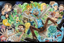 Rick and Morty 全彩海報