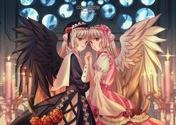 Chobits 同人 小唧x芙蕾雅 雙生黑白天使A5簽名板