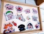 【厭世醫師阿萬】動物朋友&粉肝全斷貼紙