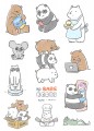 We Bare Bears 刀膜貼紙