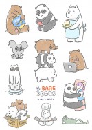 We Bare Bears 刀膜貼紙