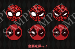 【DEADPOOL X SPIDER-MAN】MARVEL系列徽章(金屬光澤ver.)