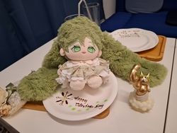娃用兔耳(綠色)