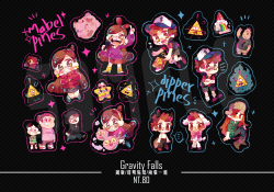 Gravity Falls▲刀膜貼紙