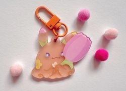 【エイトリ】花花小精靈 ソニア橘色壓克力