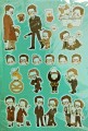 Kingsman 金牌特務 哈利&伊格西 PVC透明貼紙