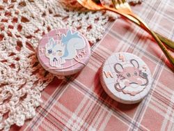 Pokemon◆ 電氣鼠浮雕木片