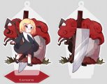 亡靈少女Lenore 透明雙面壓克力立牌