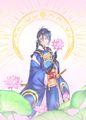 陸奧一蓮 三日月宗近 燙金認親卡(交換制)