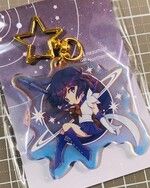 [美少女戰士]水手土星雷射彩虹膜鑰匙圈