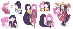 [Adventure Time] MPB瑪瑟琳x泡泡糖 貼紙