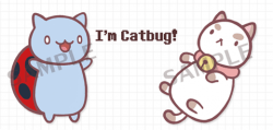 【Nice to meet you!】Puppycatbug 系列滿版壓克力別針