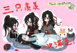 魔道祖師 3羨1叽小卡